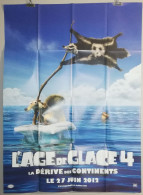 Affiche Originale De Cinéma "l'Age De Glace 4" De 2012 - Affiches & Posters