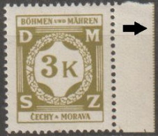 52/ Pof. SL 12, Protective Frame, Rare - Unused Stamps