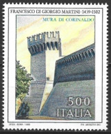 Italy 1989. Scott #1785 (U) Fortified Walls Of Corinaldo, By Francisco Di Giorggio Martini (1439-1502) - 1981-90: Usados