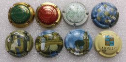 Lot De 8 Capsules Mousseux Lot 7 - Placas De Cava