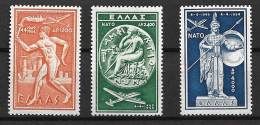 GREECE 1954 Airmail MH - Unused Stamps