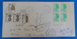 TIMBRES SUR LETTRE   -  TAXE  -  RECTO VERSO - 1960-.... Lettres & Documents