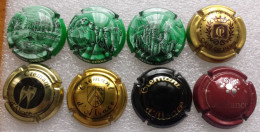 Lot De 8 Capsules Mousseux Lot 4 - Placas De Cava