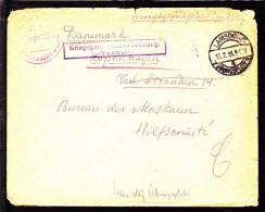 1916. Kriegsgefangenensendung. Moskauer Hilfscomité Für Kriegsgefangene. Copenhagen K Bredgade 42. LAMSDOR... - JF103887 - Croix-Rouge