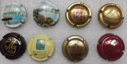 Lot De 8 Capsules Mousseux Lot 18 - Placas De Cava