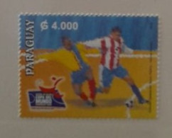 PARAGUAY 2003  MNH** 3 STAMPS FULL SET FOOTBALL FUSSBALL SOCCER CALCIO VOETBAL FUTBOL FUTEBOL FOOT FOTBAL - Unused Stamps