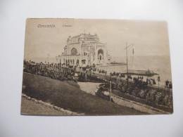 A548 .CPA. ROUMANIE.  Constanta. Casino .beau Plan Animé. écrite & Voyagé 1924 - Romania