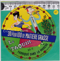 C1349 FROMAGE LE TAQUIN BOURGANEUF CREUSE - Quesos