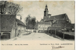 Aardenburg Landstraat En Herv.Kerk Circulée En 1904 - Other & Unclassified