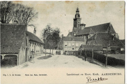 Aardenburg Landstraat En Herv.Kerk Circulée En 1904 - Andere & Zonder Classificatie