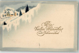 39621709 - Ein Kleines Dorf In Winterlicher Landschaft - Neujahr