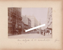 LYON 1892  - Photo Originale Du Cours Lafayette - Places