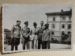 Italia Foto Trieste. 1936. Militari. Da Identificare. 85x57 Mm. - Guerra, Militares