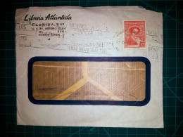 ARGENTINE, Enveloppe Appartenant à La "Bibliothèque Atlantida" Circulant Avec Une Banderole Parlante De "Tout Le Monde E - Used Stamps