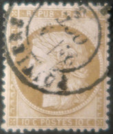 X1236 - FRANCE - CERES N°58 - LUXE - CàD De POITIERS (Vienne) Du 4 OCTOBRE 1873 - 1871-1875 Cérès