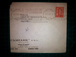 Enveloppe Appartenant à "CAMZARK S.R.L., Papeles En General" Circulant Avec Une Banderole Disant "Essayez D'acheminer Vo - Used Stamps