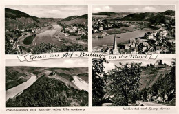 72706530 Bullay Mosel Alf Moselpartie Fliegeraufnahme Moselschleife Mit Klosterr - Other & Unclassified