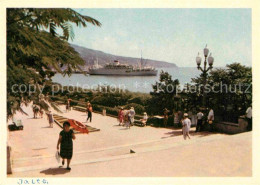 72706495 Jalta Yalta Krim Crimea Hafen Park Dampfer   - Ucrania