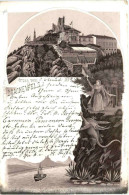 Gruss Vom Drachenfels - Litho - Koenigswinter