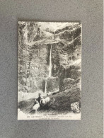 Les Pyrenees - Gavarnie - La Grande Cascade Vue Des Echelles Du Sarradet Carte Postale Postcard - Gavarnie
