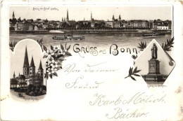 Gruss Aus Bonn - Litho - Vorläufer 1894 - Bonn