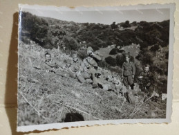 Italia Militari Foto SERRA - Oristano. Sardegna, Militari. Da Identificare. 1939. 75x60 Mm. - Guerra, Militares