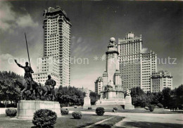 72706199 Madrid Spain Plaza De Espana Monumento A Cervantes Madrid - Andere & Zonder Classificatie