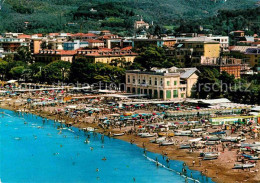 72706184 Sestri Levante Spiaggia E Hotel Nettuno Fliegeraufnahme Sestri Levante - Autres & Non Classés