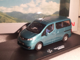 Eligor Nissan NV 2000 Evalia Bleu Echelle 1/43 En Boite Vitrine Et Surboite Carton - Eligor