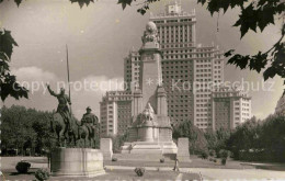 72706010 Madrid Spain Plaza De Espana Monumento A Cervantes Denkmal Madrid - Andere & Zonder Classificatie