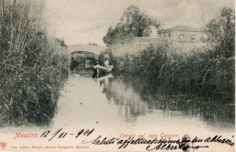 MESSINA - CANALE NEL LAGO GANZIRRI - F.P. - Messina