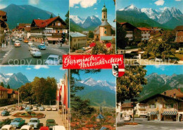 72705736 Garmisch-Partenkirchen Teilansicht Kirche Platz Garmisch-Partenkirchen - Garmisch-Partenkirchen