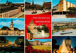 72705701 Mannheim Rheinpartie Altes Rathaus Schloss Planken  Mannheim - Mannheim