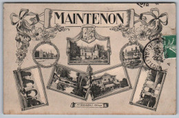 (28) 2077 Maintenon, Mme Bousseau éditeur, Multi-vues - Maintenon