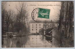 (28) 2052, Cherisy, MD édit 1, Moulin De M. Lethuillier Sur L'Eure, Lavoir - Autres & Non Classés