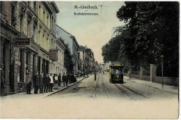 M_Gladbach Krefelderstrasse Avec Tramway - Mönchengladbach