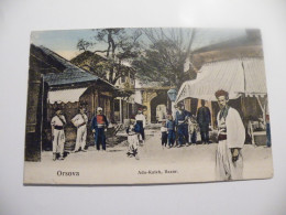 A548 .CPA. ROUMANIE. ORSOVA. Ada-Kaleh,Bazar. .beau Plan Animé. écrite & Voyagée 1907 - Roumanie