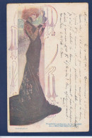 CPA Sarah Bernhardt Circulée En 1903 Art Nouveau - Entertainers