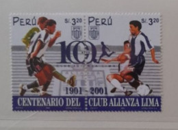 PEROU PERU 2001  MNH**  FOOTBALL FUSSBALL SOCCER CALCIO VOETBAL FUTBOL FUTEBOL FOOT FOTBAL - Ungebraucht