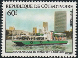 THEMATIC TOURISM:  NEW LAGOON MODE OF TRANSPORT. VIEW OF ABIDJAN AND SOTRA BOAT  -   COTE D'IVOIRE - Otros & Sin Clasificación