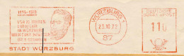223  Röntgen, Rayons X: Ema D'Allemagne, 1972 - Roentgen Meter Stamp From Würzburg. X-Rays Radiographie Physique - Fisica