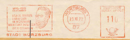 223  Röntgen, Rayons X: Ema D'Allemagne, 1972 - Roentgen Meter Stamp From Würzburg. X-Rays Radiographie Physique - Physik