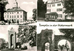 72704413 Templin Rathaus FDGB Erholungsheim Aufbau Berliner Tor Schultor Templin - Templin