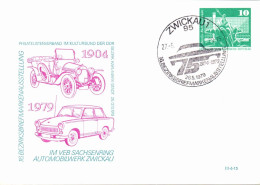 H2386 - Zwickau Ganzsache Sonderstempel Ersttagsstempel - Other & Unclassified