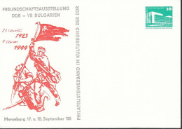 DDR PP 18, Ungebraucht, Freundschaftsausstellung DDR-Bulgarien Merseburg 1988 - Private Postcards - Mint