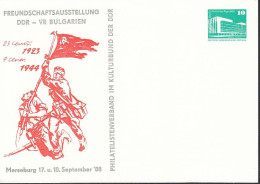 DDR PP 18, Ungebraucht, Freundschaftsausstellung DDR-Bulgarien Merseburg 1988 - Cartes Postales Privées - Neuves