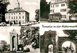 72704183 Templin Rathaus Erholungsheim Aufbau Berliner Tor Schultor Templin - Templin