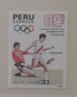 PEROU PERU 1990  MNH**  FOOTBALL FUSSBALL SOCCER CALCIO VOETBAL FUTBOL FUTEBOL FOOT FOTBAL - Unused Stamps