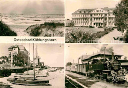 72703652 Kuehlungsborn Ostseebad Strand FDGB Erholungsheime Molli Dampflokomotiv - Kühlungsborn