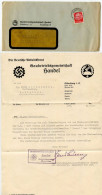 Germany 1935 Cover & Letter; Oldenburg - Gaubetriebsgemeinschaft Handel To Schiplage; 12pf. Hindenburg - Lettres & Documents